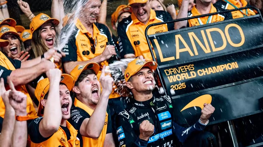 Lando Norris conquista título e encerra domínio de Verstappen na F1