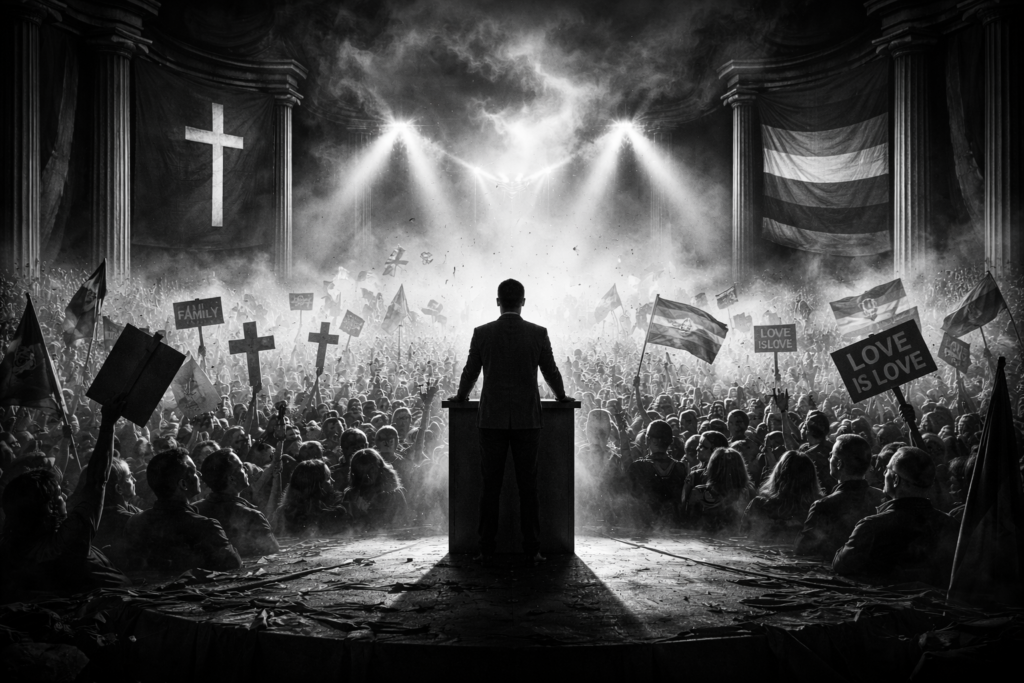 O espelho distorcido da guerra cultural