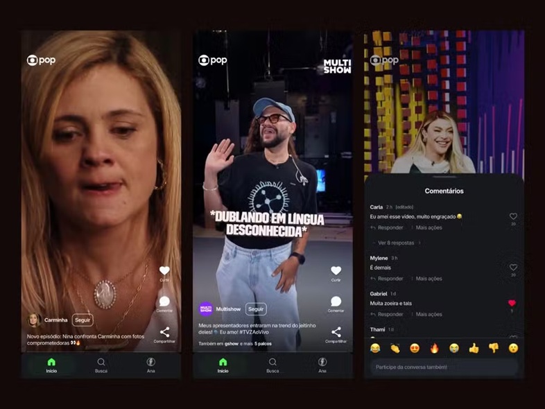 Globo lança Globopop para disputar mercado de vídeos curtos com TikTok e Kwai