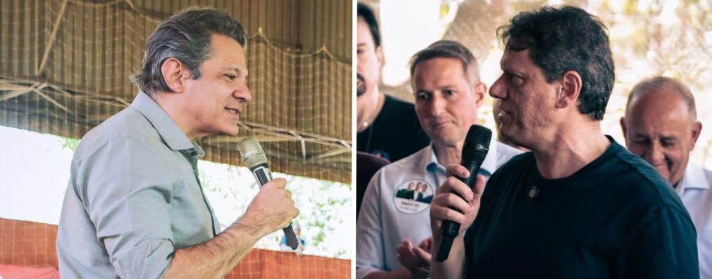 Tarcísio aposta em realizações, e Haddad busca furar “véu das paixões” na estreia da propaganda eleitoral
