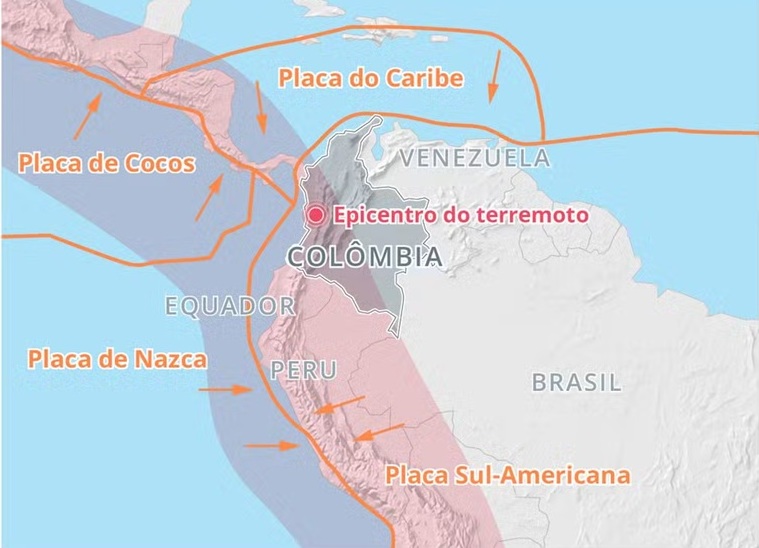 A lógica por trás da onda de terremotos na América do Sul